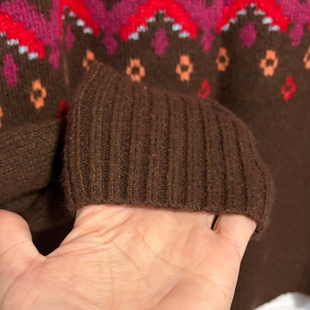 Lou & Grey Multicolor Fair Isle Turtleneck Sweater - Picture 5 of 5